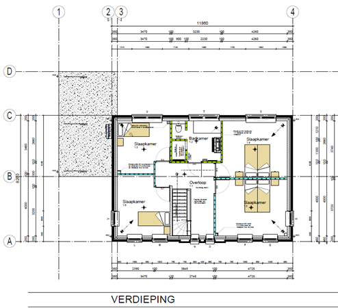 Floorplan - Concordia 11a, 4416 HC Kruiningen